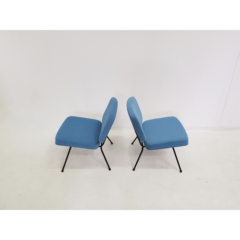 Pair of vintage chairs model 190 by Pierre Paulin for Thonet,1950