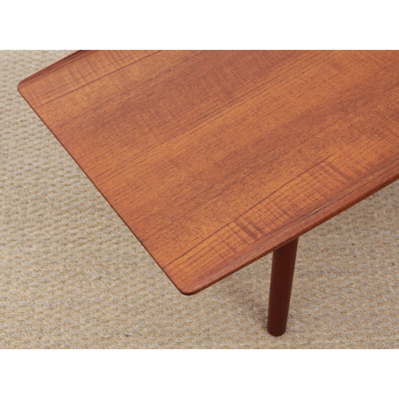 Vintage scandinavian coffee table in teak by Grete Jalk for Poul Jeppersen,1950