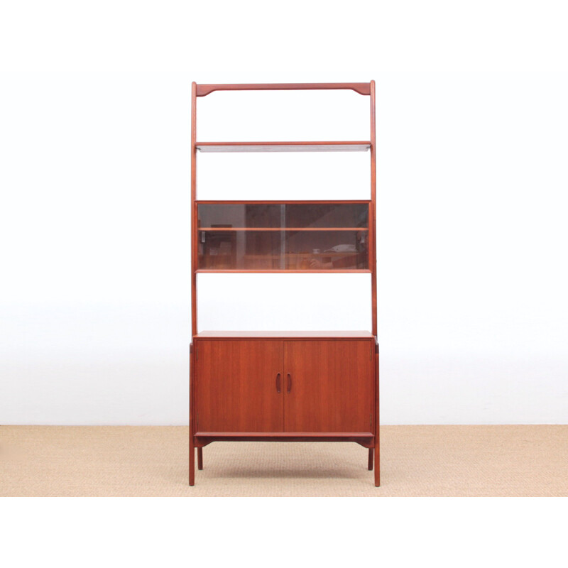 Vintage Scandinavian teak bookcase in teak,1960 