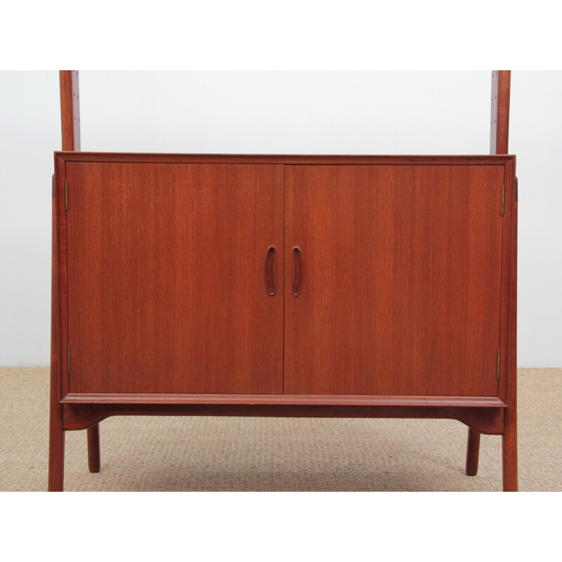 Vintage Scandinavian teak bookcase in teak,1960 