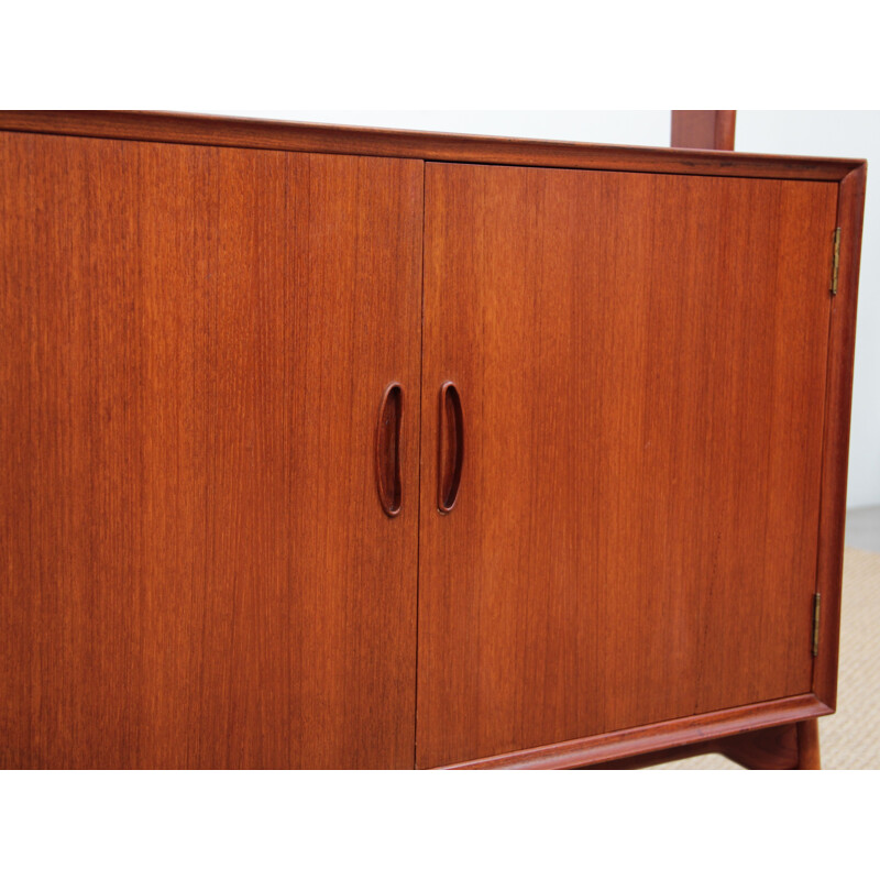 Vintage Scandinavian teak bookcase in teak,1960 