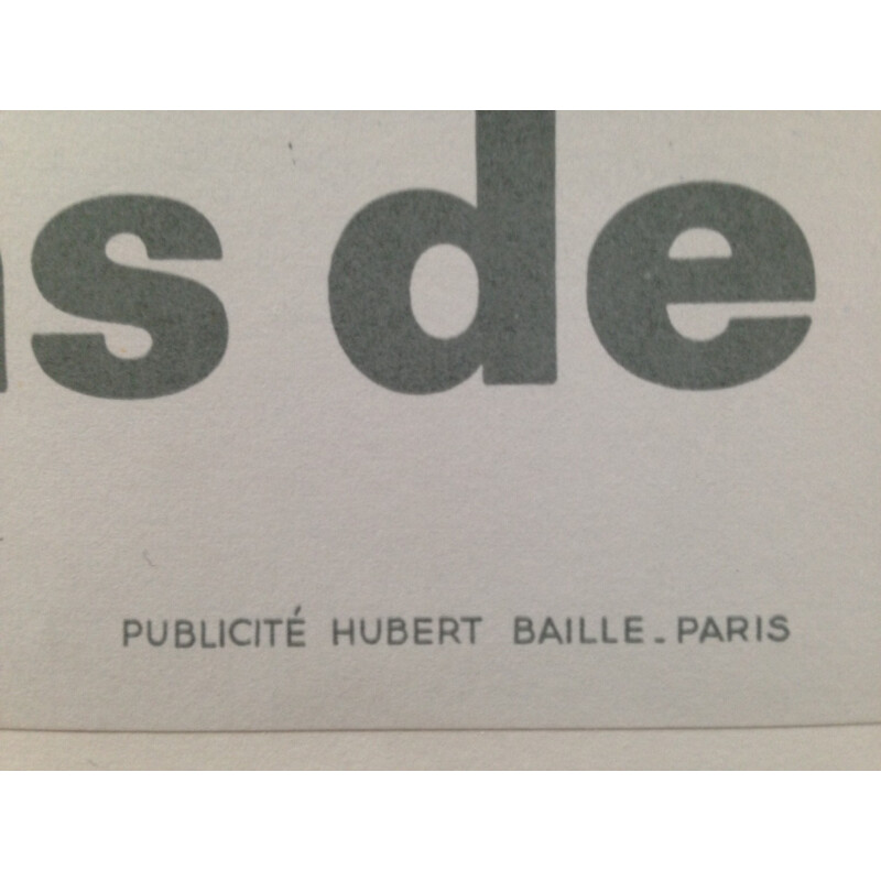 Vintage SNCF poster, Bernard VILLEMOT - 1968