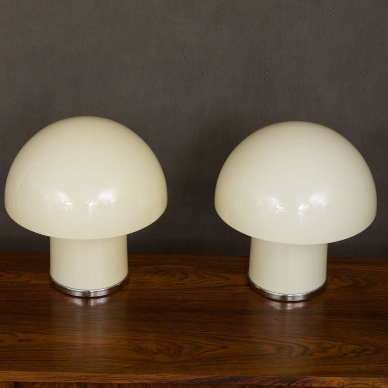 Paire de lampes vintage "Leila" par Verner Panton & Marcello Siard,1960