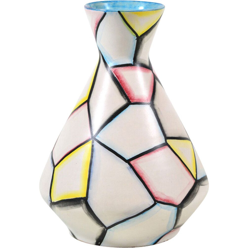 Vintage Italian ceramic vase by Pucci Umbertide