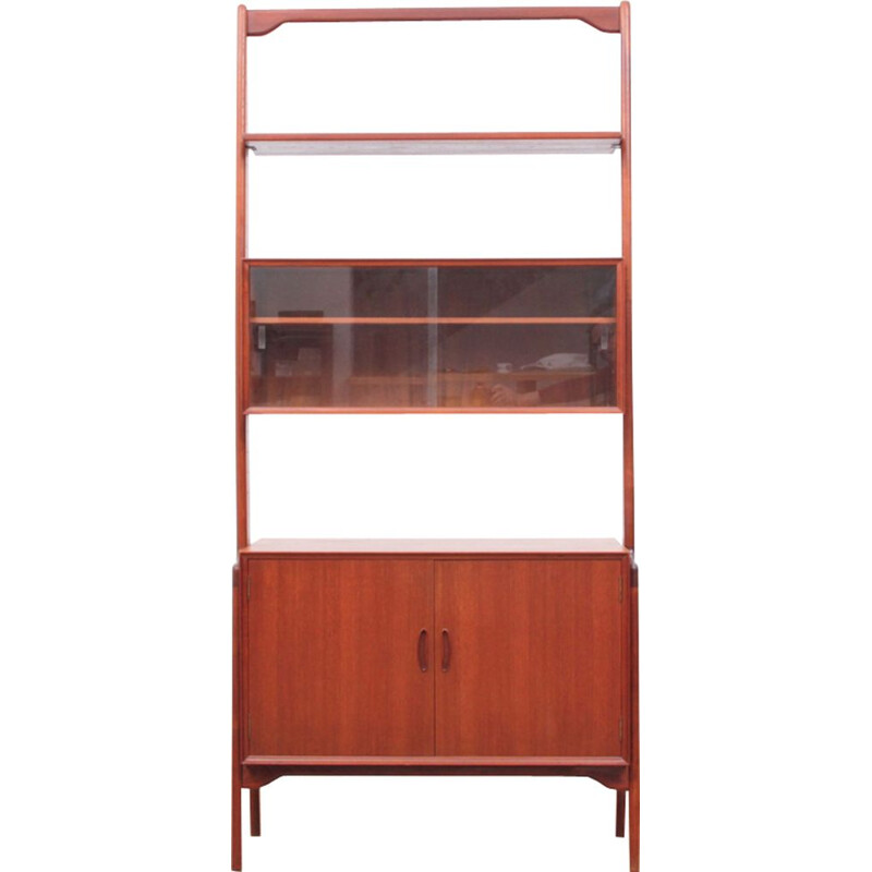 Vintage Scandinavian teak bookcase in teak,1960 