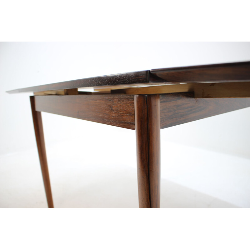 Table vintage danoise en palissandre extensible