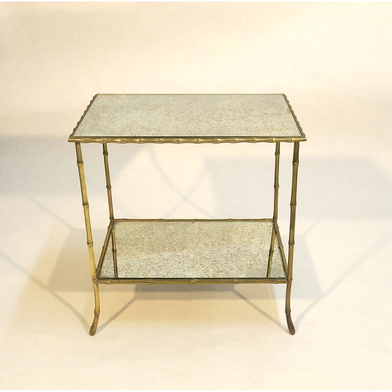 Table d'appoint vintage Maison Baguès France 1960s