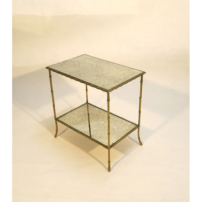 Vintage side table Maison Baguès France 1960s