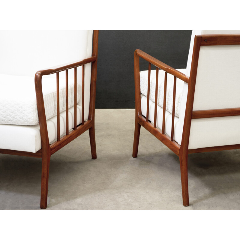 Pair of vintage armchairs by Rino Levi