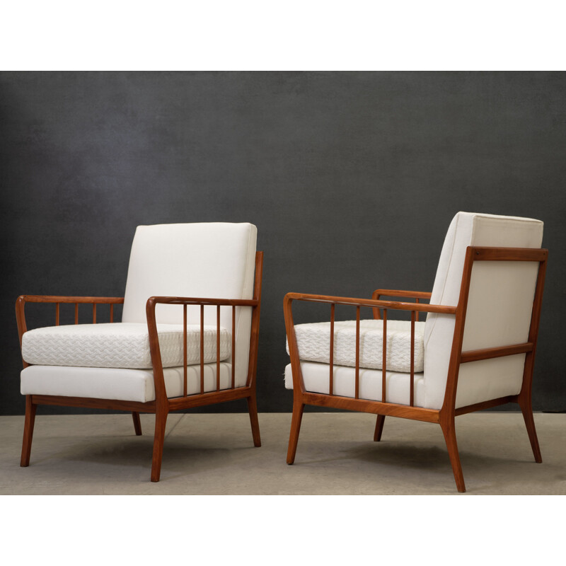 Pair of vintage armchairs by Rino Levi