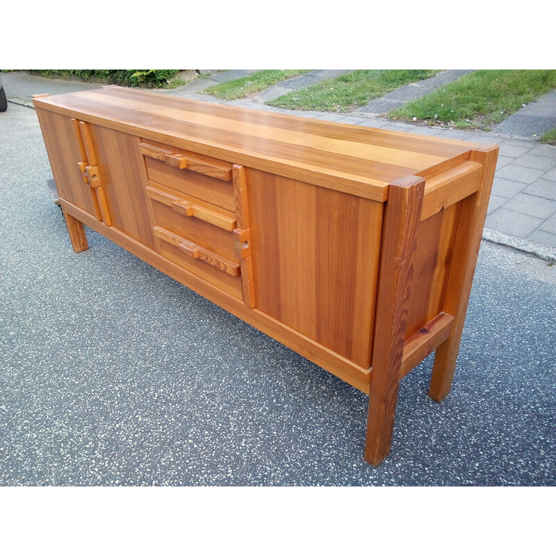 Vintage sideboard in pine 1970s