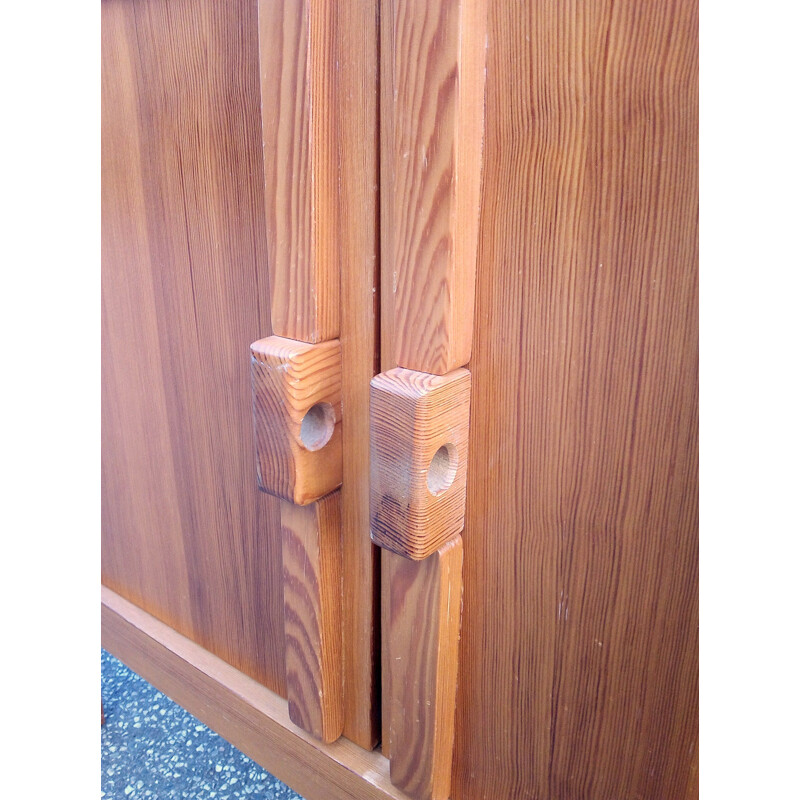 Vintage sideboard in pine 1970s