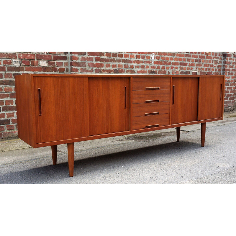 Vintage scandinavian teak sideboard