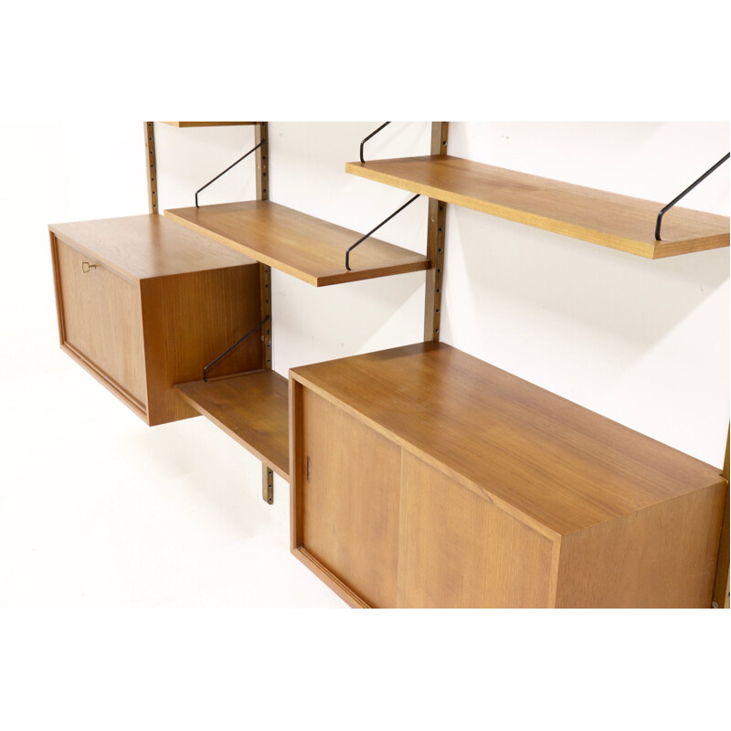 Vintage Royal System wall unit by Cadovius for Cado in teak 1960