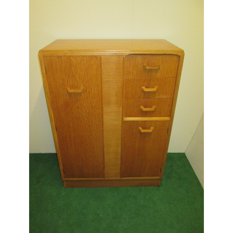 Vintage wardrobe for G plan in light oakwood 1960