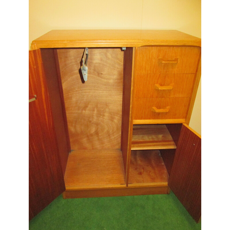 Vintage wardrobe for G plan in light oakwood 1960