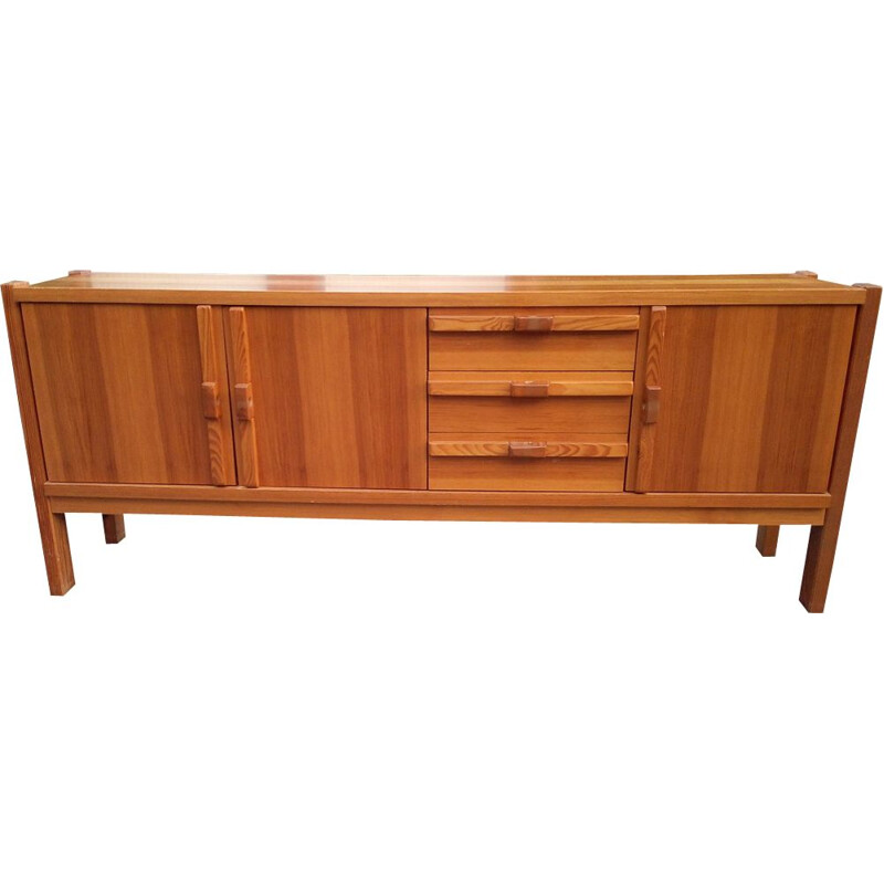 Vintage sideboard in pine 1970s