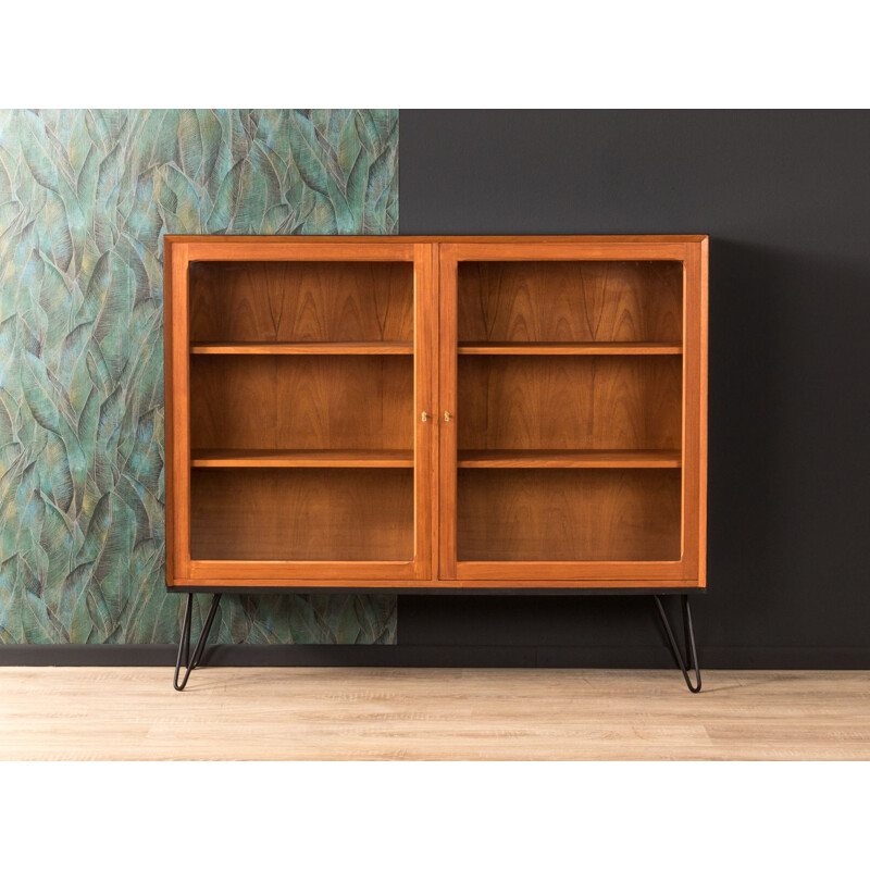 Vintage highboard for Brouer Møbler in teak and glass 1960