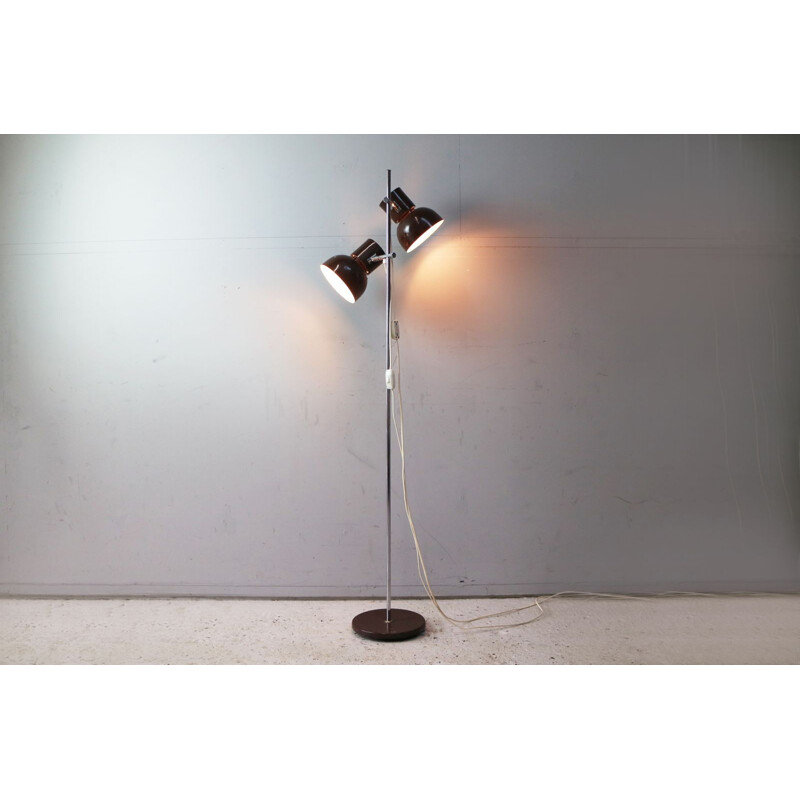 Vintage German floor lamp in metal