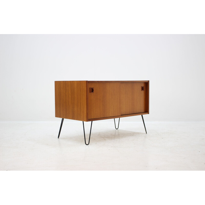 Danish cabinet in teak with iron legs