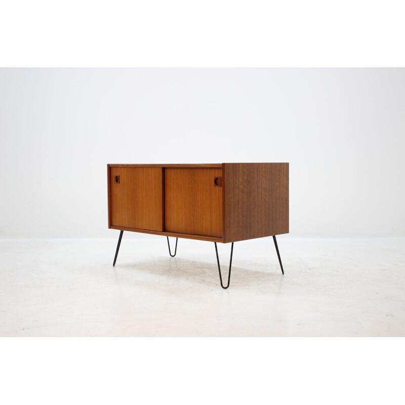 Danish cabinet in teak with iron legs