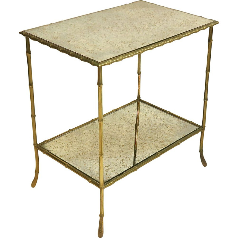 Table d'appoint vintage Maison Baguès France 1960s