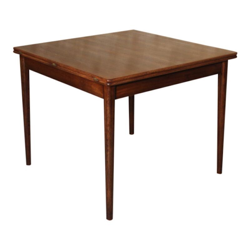 Vintage dining table in teak extendable by Nils Jonsson for Troeds 1960 