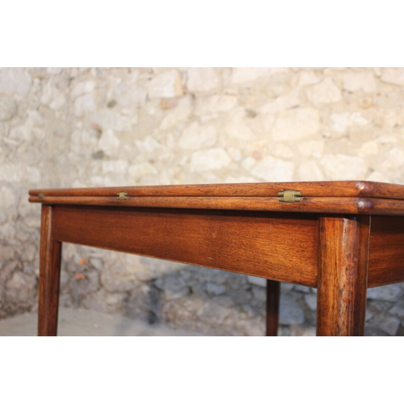 Vintage dining table in teak extendable by Nils Jonsson for Troeds 1960 