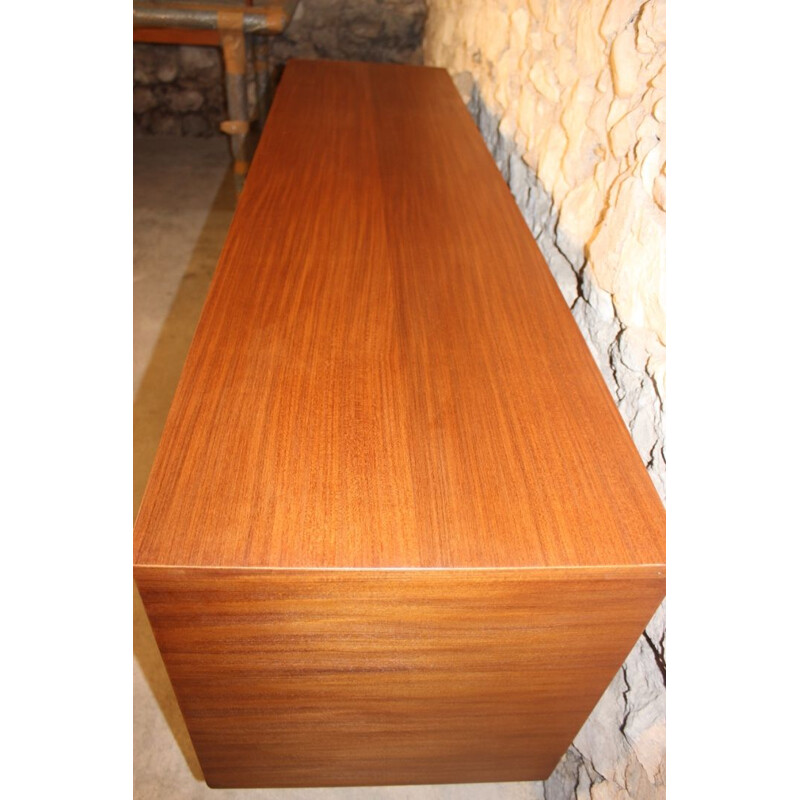 Vintage sideboard in teak and zebrano by Elliotts of Newbury 1966