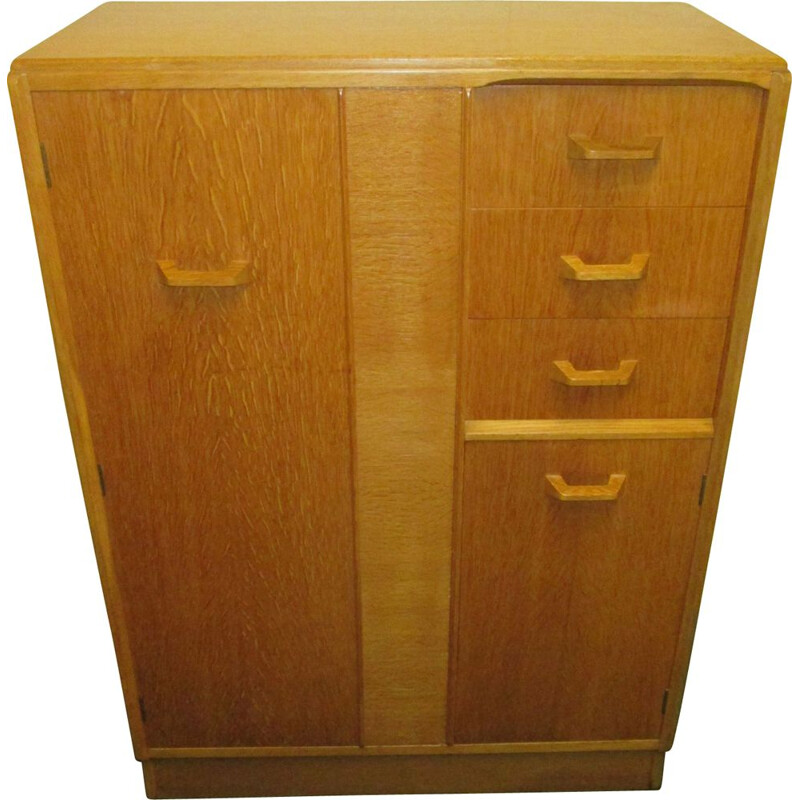 Vintage wardrobe for G plan in light oakwood 1960