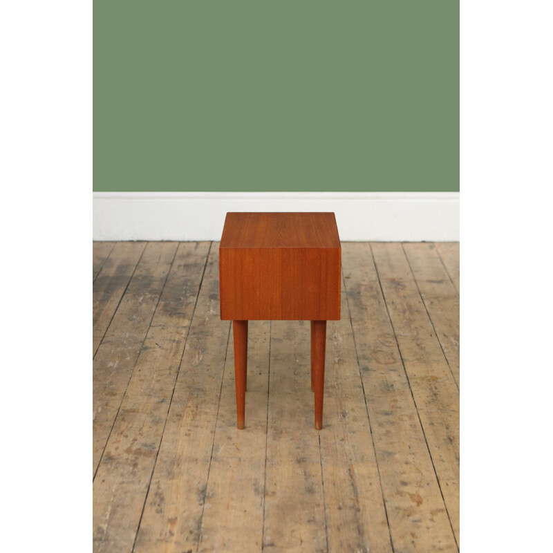 Vintage night stand in teak by Arne Vodder Denmark 1960s