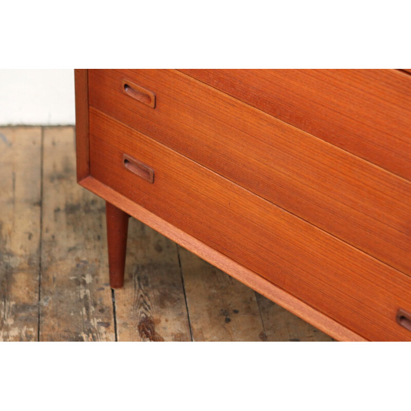 Vintage chest of drawers in teak Dernmak 1960s