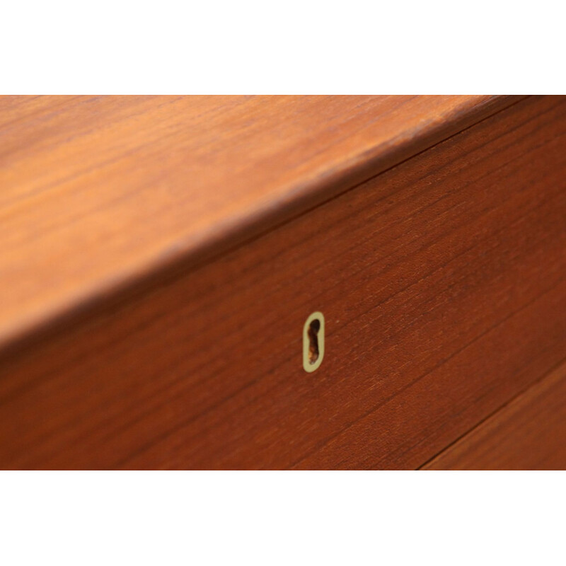 Vintage chest of drawers in teak Dernmak 1960s