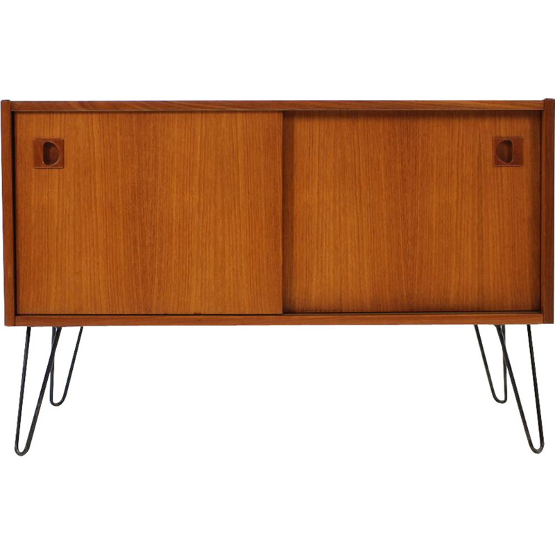 Danish cabinet in teak with iron legs