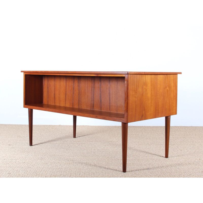 Vintage desk in teak Scandinavian 1960s