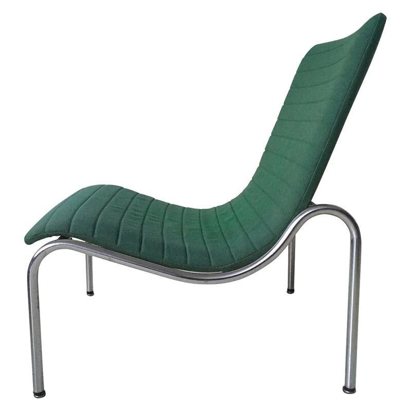 Vintage armchair model 703 green by Kho Liang Ie for Stabin Holland, 1968