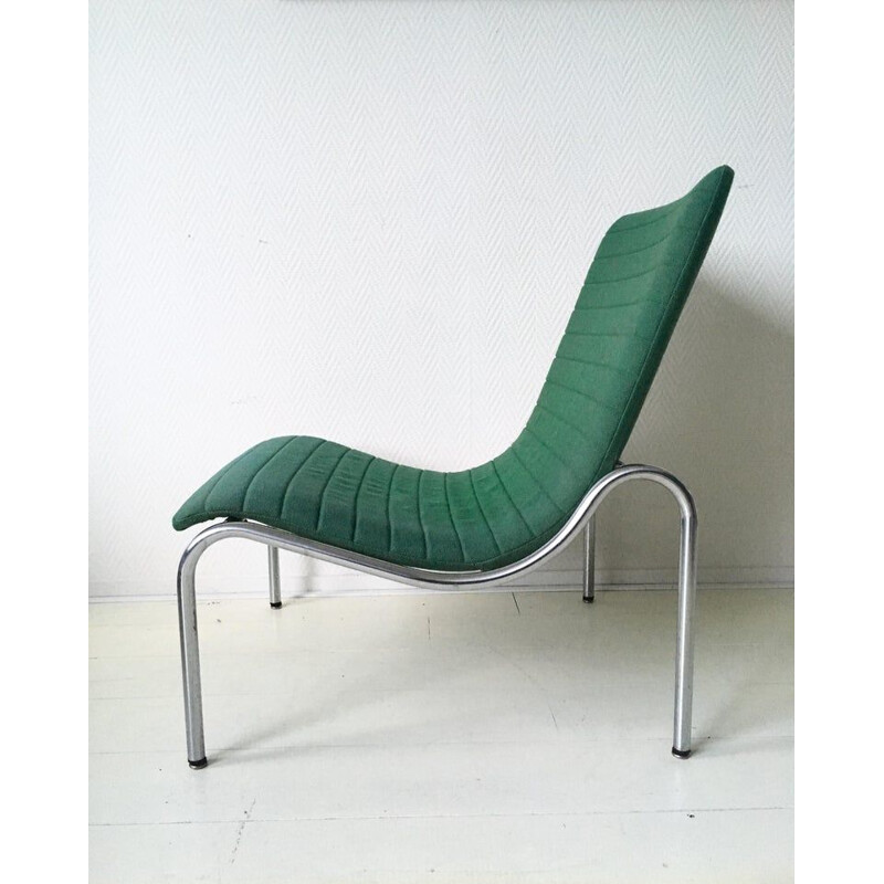 Vintage armchair model 703 green by Kho Liang Ie for Stabin Holland, 1968