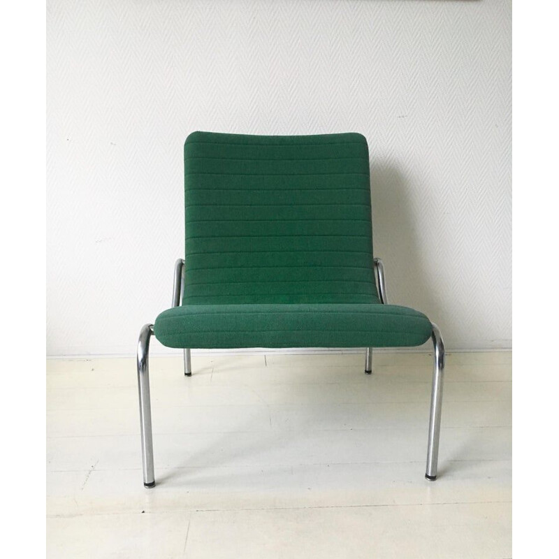 Vintage armchair model 703 green by Kho Liang Ie for Stabin Holland, 1968