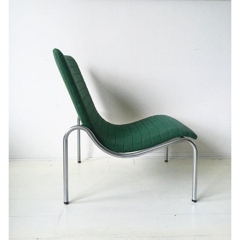 Vintage armchair model 703 green by Kho Liang Ie for Stabin Holland, 1968