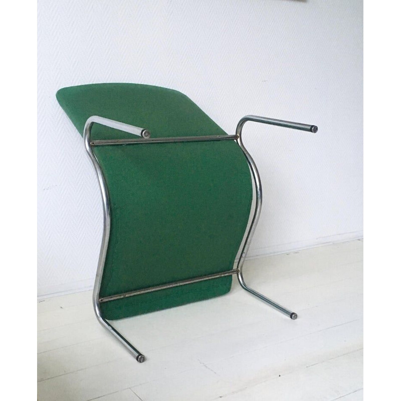 Vintage armchair model 703 green by Kho Liang Ie for Stabin Holland, 1968