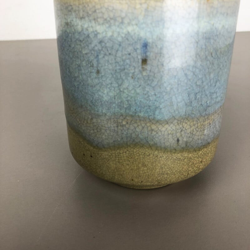 Vase vintage en céramique abstraite par Wendelin Stahl, Allemagne 1970