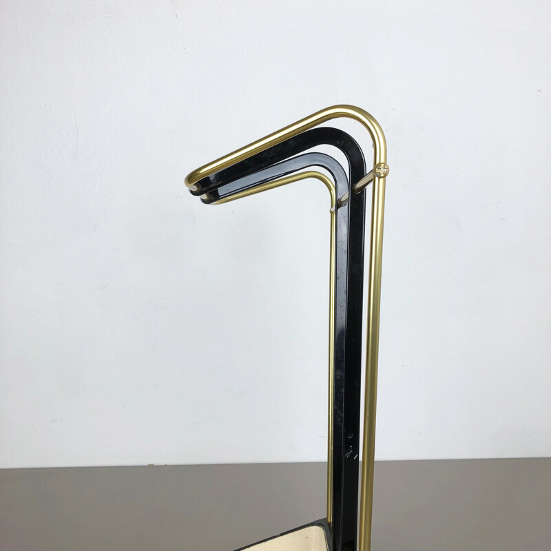 Vintage brass and metal umbrella stand, Germany 1950