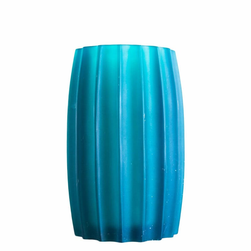 Vintage Dorik vase by Sung Sung for Acerbis in green plastic 1990