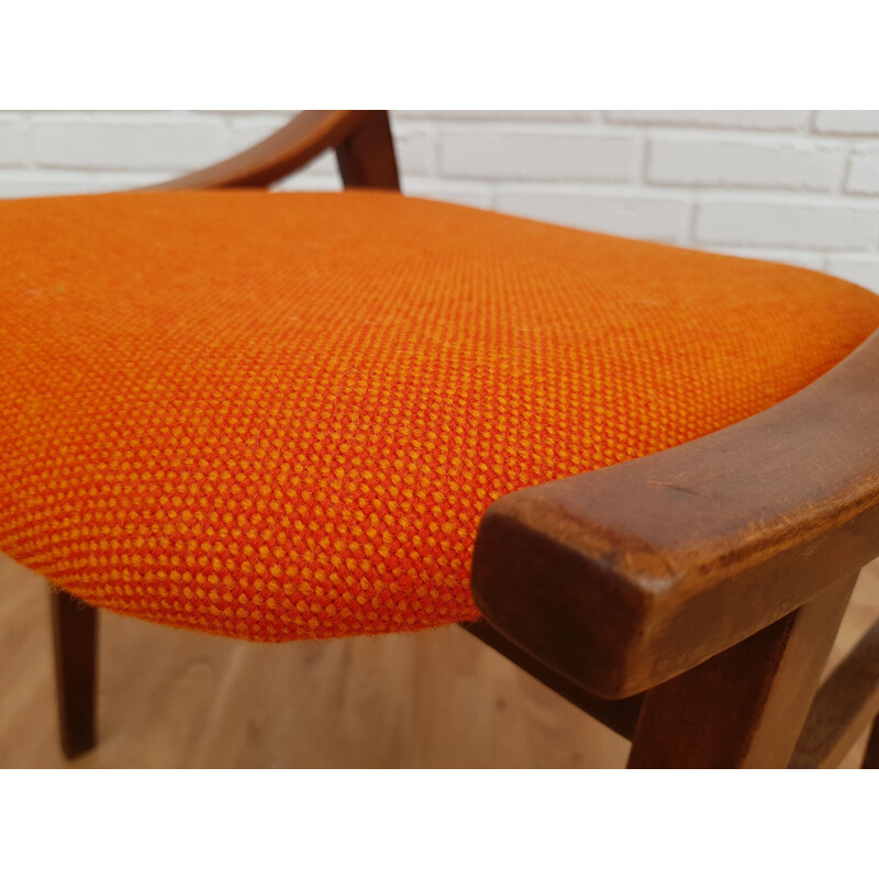 Vintage small armchair KVADRAT wool by Nana Ditzel