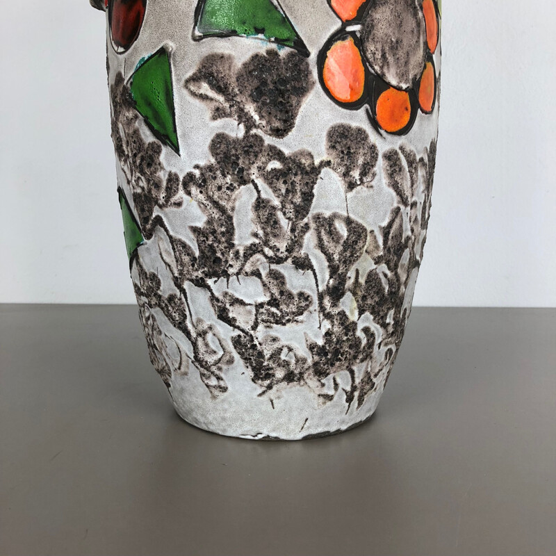 Vase Vintage Töpferei Fat Lava mehrfarbig 420-54 von Scheurich