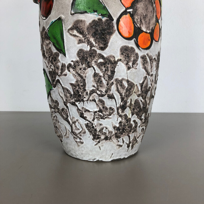 Vaso vintage in ceramica Fat Lava multicolore 420-54 di Scheurich