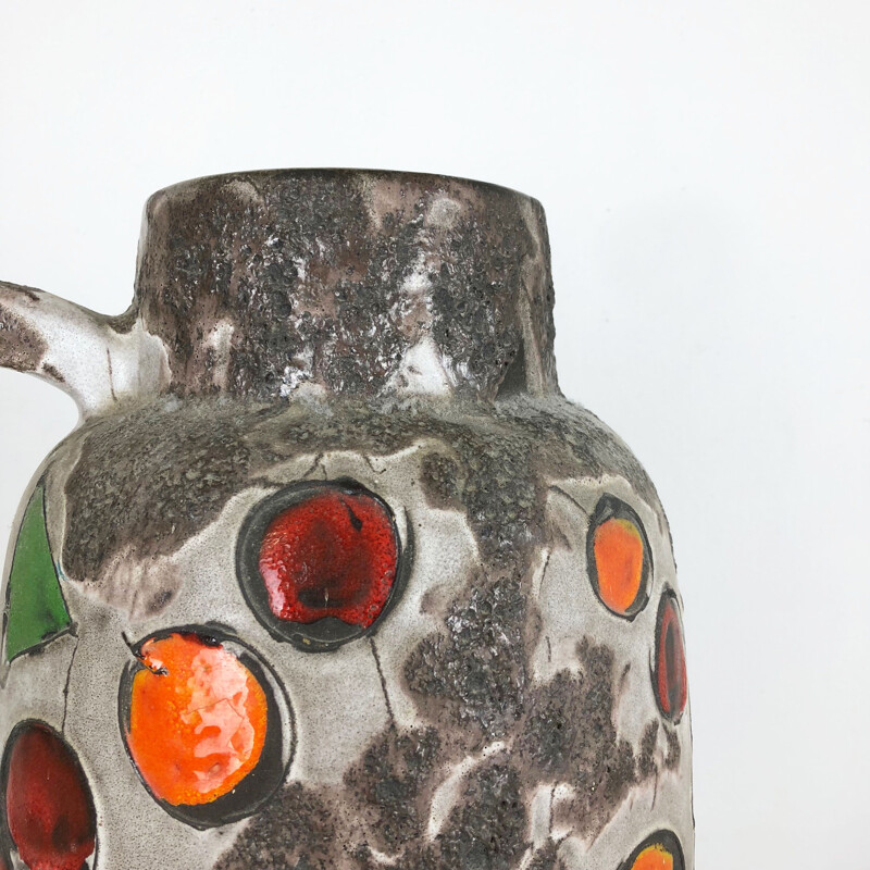 Vaso vintage in ceramica Fat Lava multicolore 420-54 di Scheurich