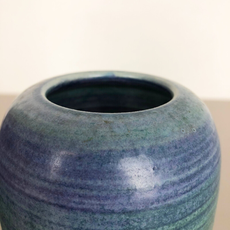 Paar Vintage Studio Pottery Vasen aus Keramik von Piet Knepper für Mobach, Niederlande 1970