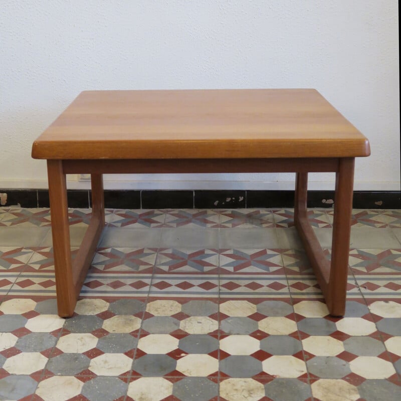 Vintage coffee table Niels Bach for Randers Denmark 1970s