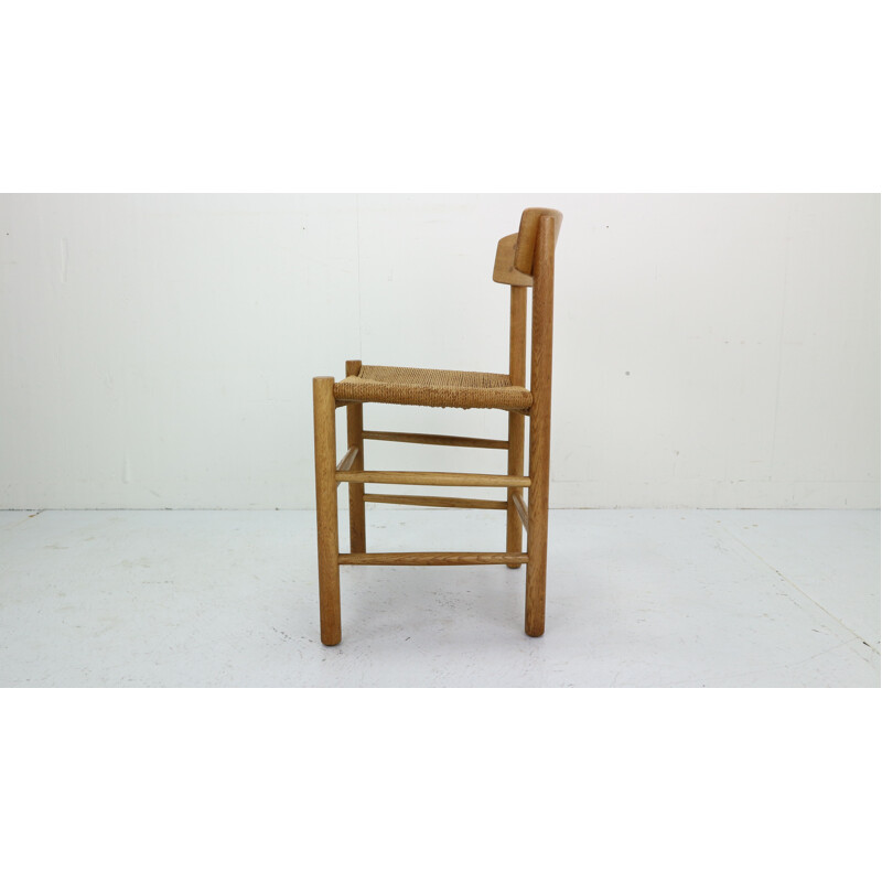 Vintage Danish dining chair in oak by Borge Mogensen,1940